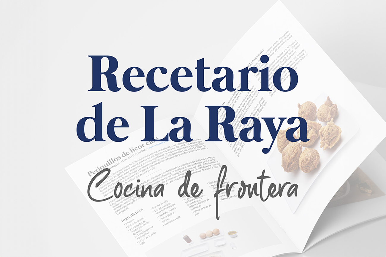 Proyecto de Maquetación Recetario de La Raya por Agencia de Diseño